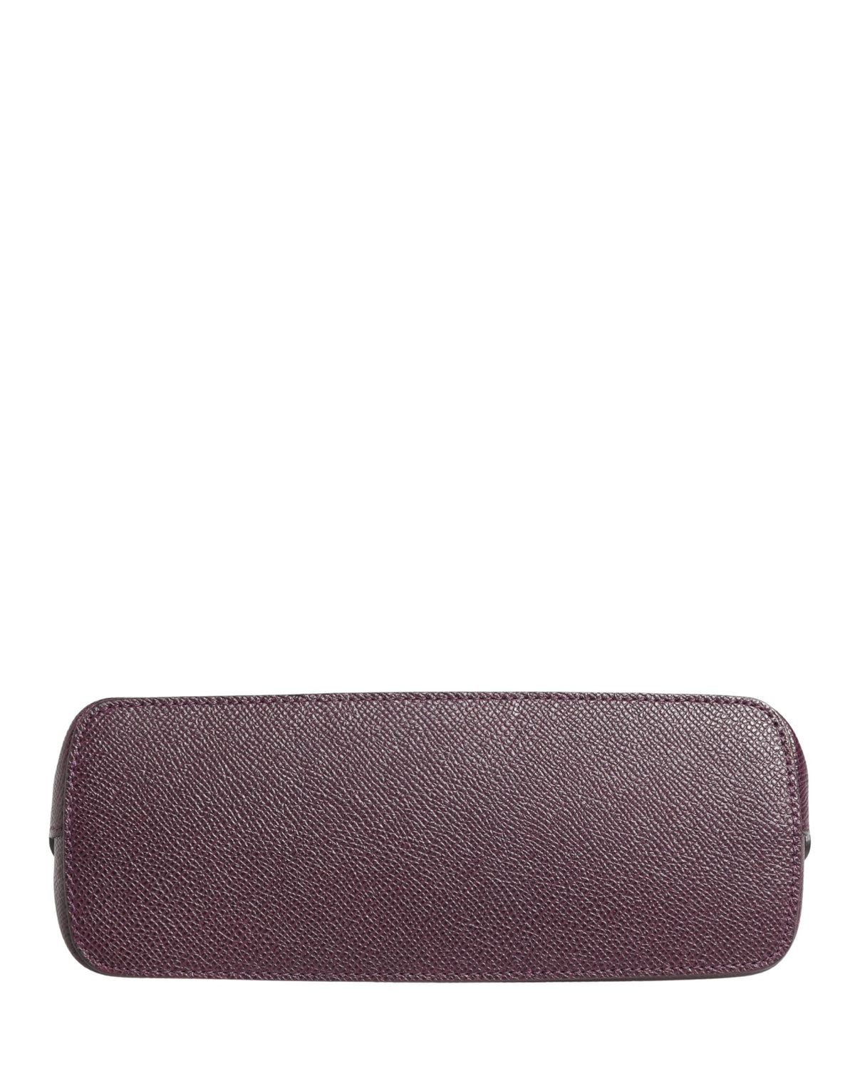 Dark Purple Leather DG Logo Zip Around Hand Purse Wallet