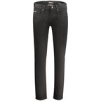 Black Cotton Mens Jeans