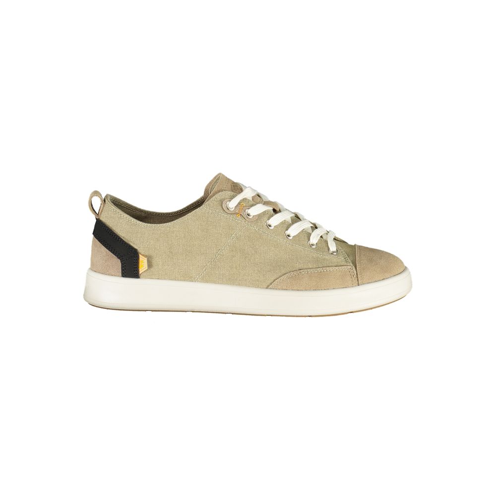 Beige Polyurethane Men Sneaker