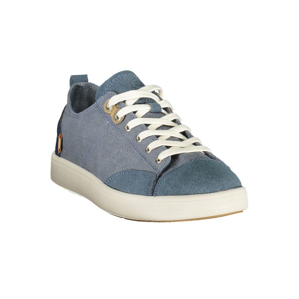 Azzurro Polyester Mens Sneaker