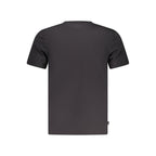 Black Cotton Men T-Shirt