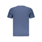 Blue Cotton Men T-Shirt