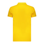 Yellow Cotton Mens Polo Shirt