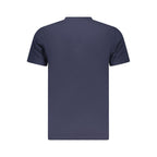 Neon Blue Cotton Mens T-Shirt