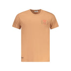 Marrone Cotton Men T-Shirt