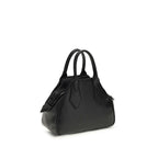 Black Polyurethane Handbag