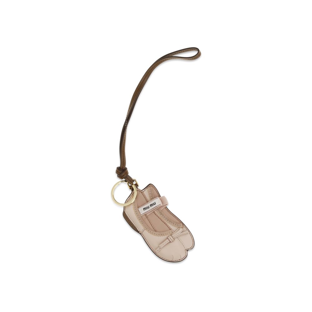 Multicolor Calf Leather Bos Taurus Keychain