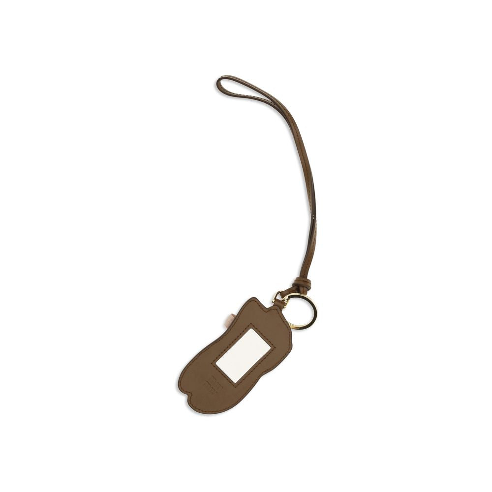 Multicolor Calf Leather Bos Taurus Keychain
