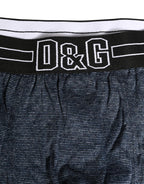 Dark Blue Logo Cotton Regular Boxer Underwear