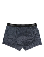 Dark Blue Logo Cotton Regular Boxer Underwear