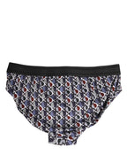 Multicolor Patterned Men Midi Brief Underwear