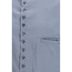 Gray Silk Shirt