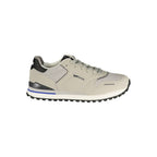 Grigio Polyurethane Men Sneaker