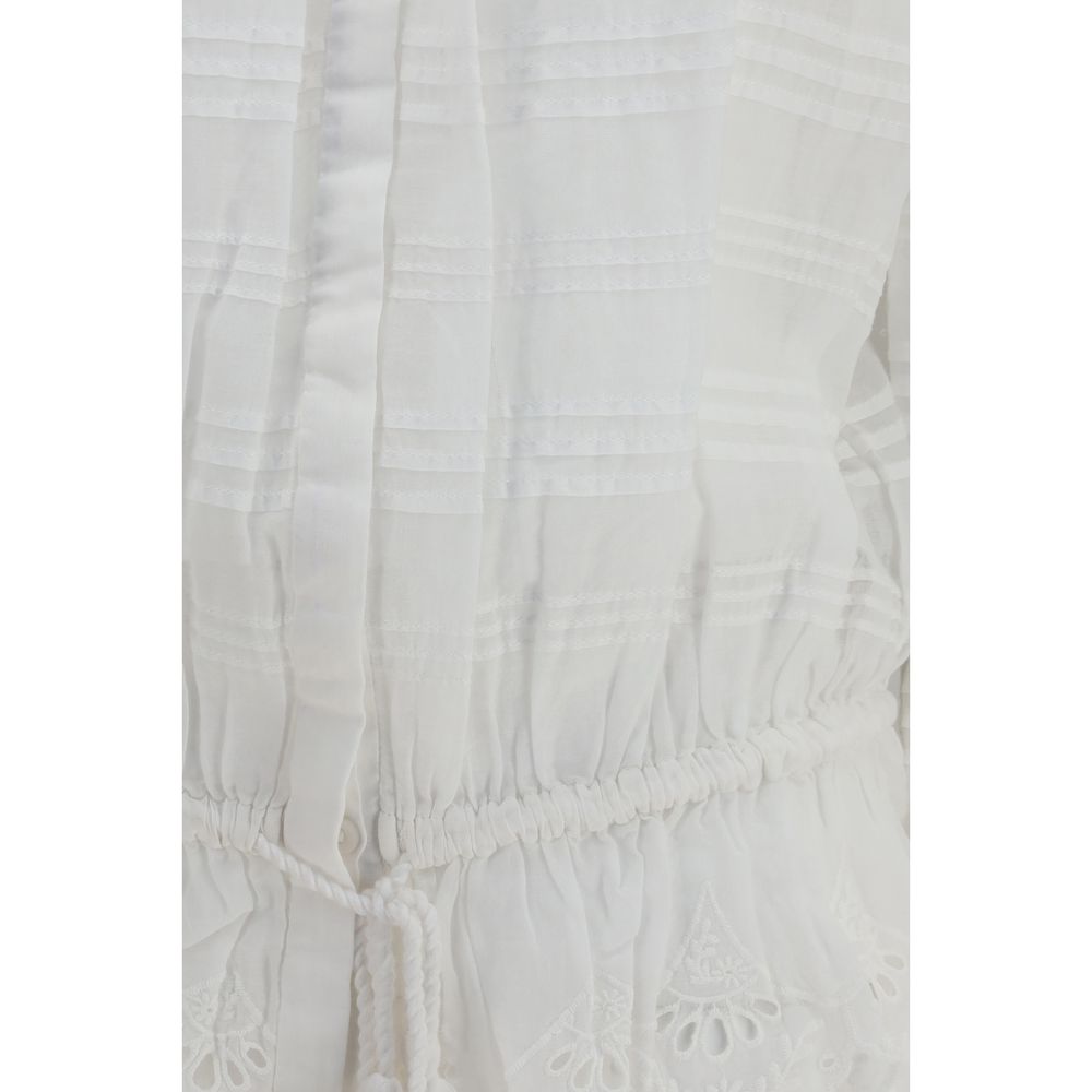 White Polyester Blouse