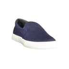 Blue Polyester Men's Sneaker