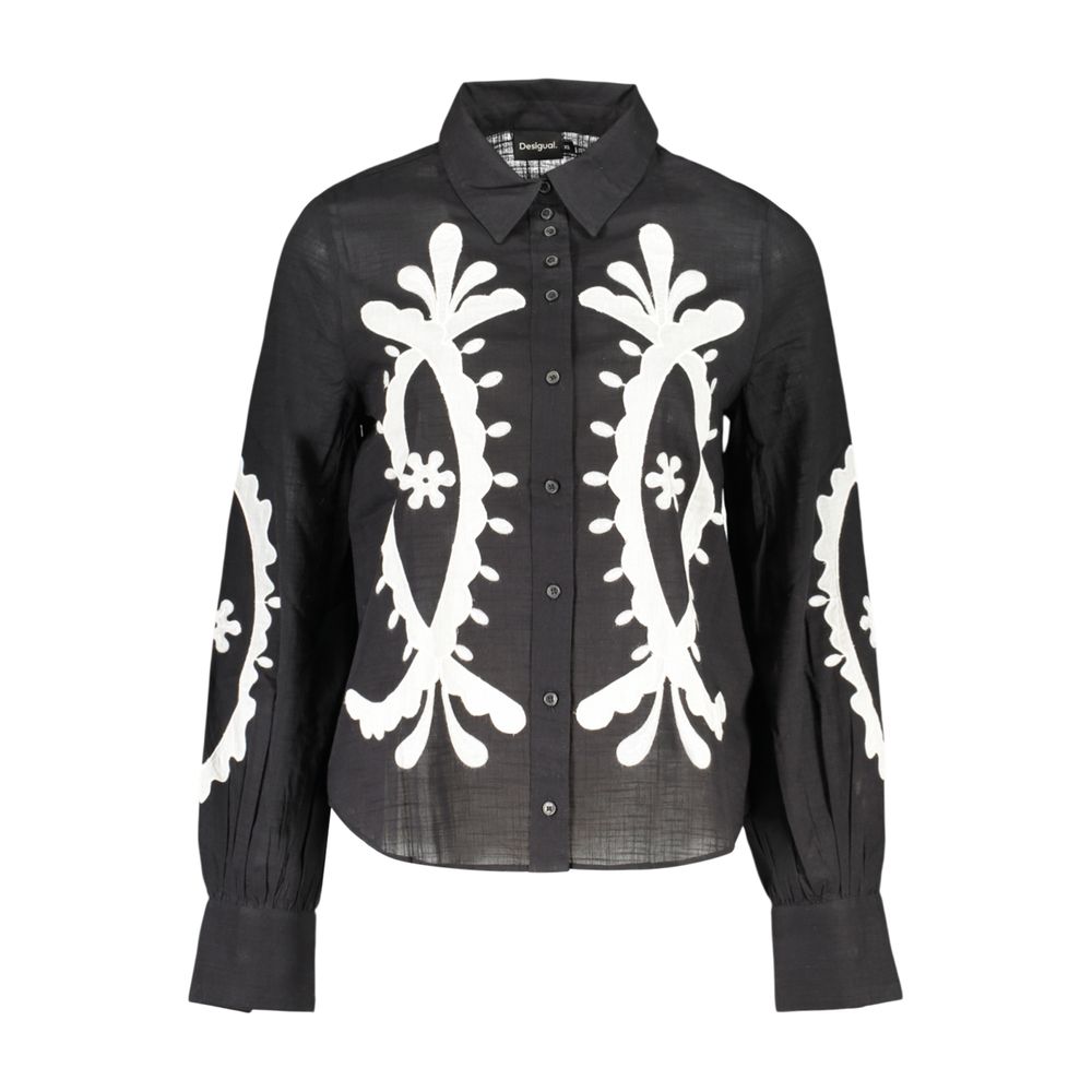 Nero Cotton Women Shirt