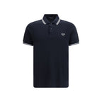 Blue Cotton Polo Shirt