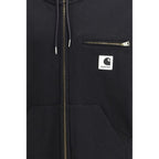 Black Cotton Sweatshirt