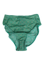 Green Lace Nylon DG Lingerie Panty Brief Underwear