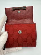 GUCCI GG Canvas Compact Wallet