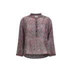 Purple Cotton Pattern Shirt