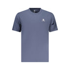 Blue Cotton Men T-Shirt
