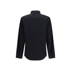 Black Cotton Dress Shirt