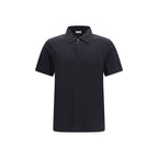 Blue Cotton Polo Shirt