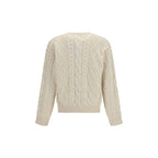 Beige Cotton Sweatshirt