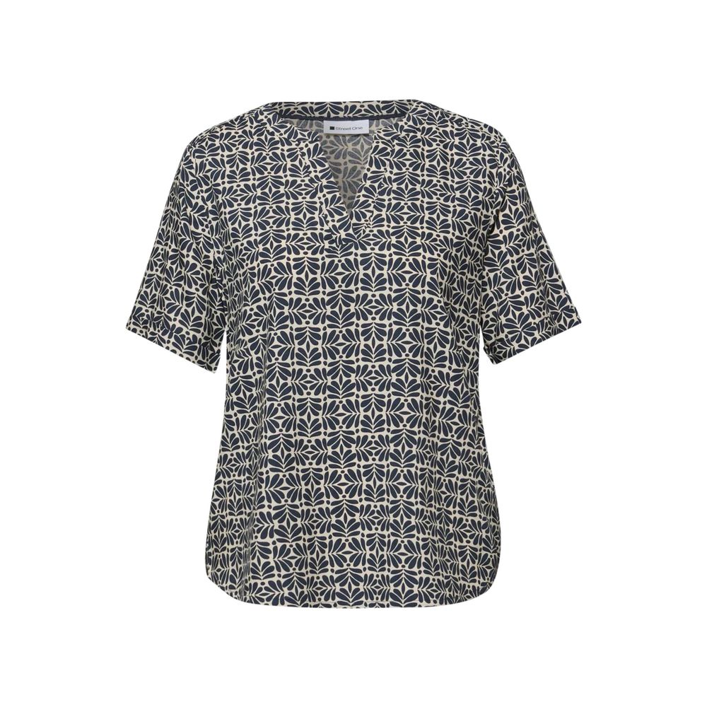 Blue Viscose Blouse