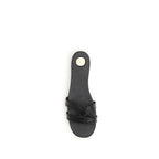 Black Calf Leather Bos Taurus Sandals