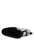 White Leather High Heels Women Pumps Shoes