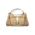 Beige Poliuretano Women Handbag