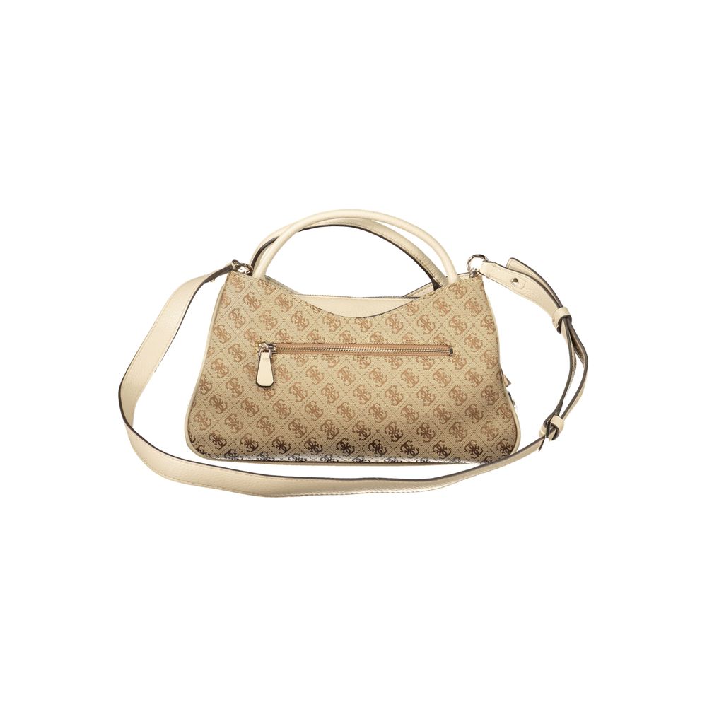 Beige Poliuretano Women Handbag