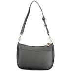 Black Polyurethane Women's Handbag