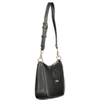 Black Polyurethane Women's Handbag