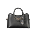 Black Polyurethane Women's Handbag
