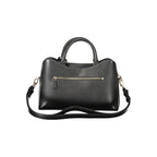 Black Polyurethane Women's Handbag