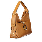 Marrone Polyurethane Women Handbag