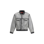 Gray Cotton Denim Jacket