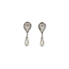 Silver Brass Earrings