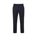 Blue Cotton Two-Piece Suit