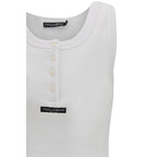 White Cotton Tank Tops