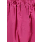 Multicolor Lyocell Casual Pants