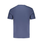 Blue Cotton Men's T-Shirt