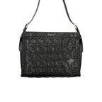 Black Polyurethane Women's Handbag