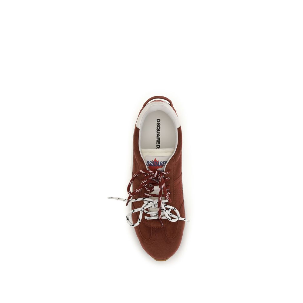 Multicolor Calf Leather Bos Taurus Low Top Sneakers