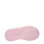 Pink Leather Chunky Sneakers