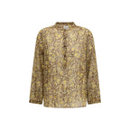 Bicolor Cotton Pattern Shirt