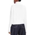 White Cotton Turtleneck